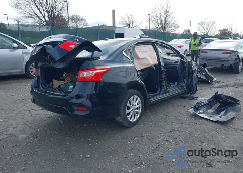 2017 Nissan Sentra Sv z USA, uszkodzony, nr VIN 3N1AB7AP6HY279915